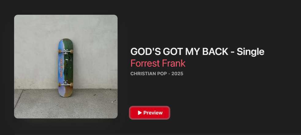 No Fear — God’s Got My Back