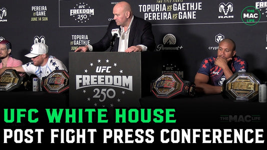 UFC White House Post Fight Press Conference