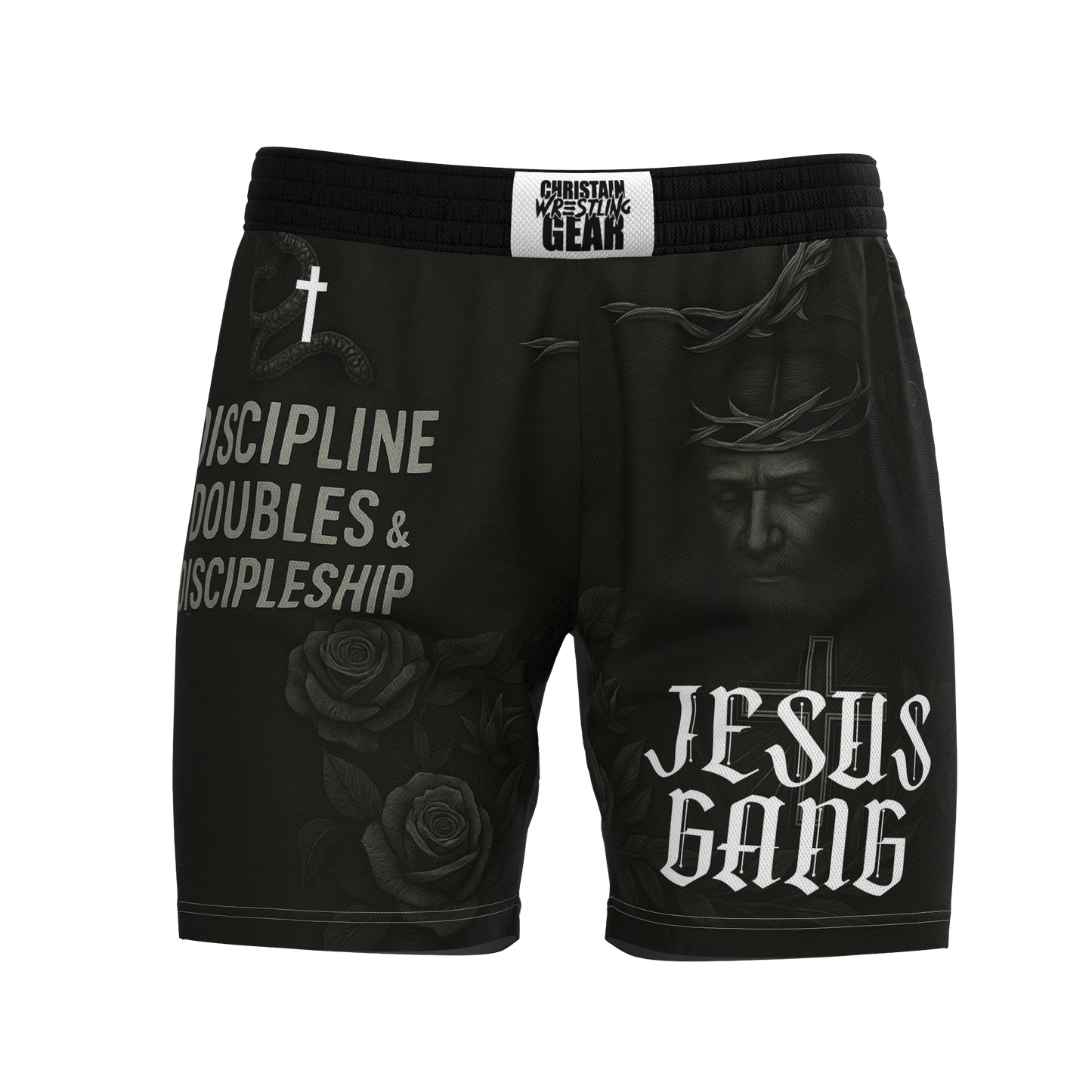 Jesus Gang Tattoo Fight Short
