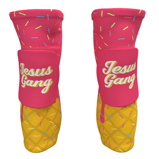 Jesus Gang pink Kneepad