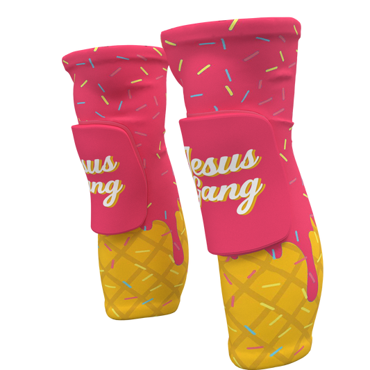 Jesus Gang pink Kneepad